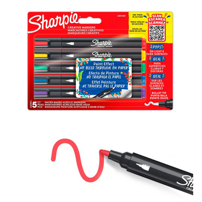 Sharpie Acrílico x5